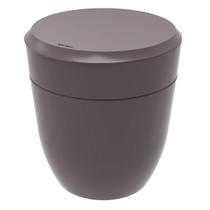 Lixeira para Pia Cozinha 2,5L Crippa Redonda com Aro Interno Pequena Cinza Tornado Lixeira para Pia Cozinha 2,5L Crippa Redonda com Aro Interno Pequena Cinza Tornado