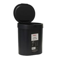 Lixeira para Pia de 2,5 Litros Preta Xplast Home