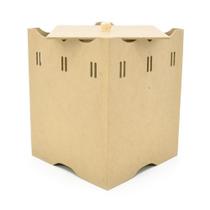 Lixeira Passa Fita de MDF - 18x18x22cm Lixeira Passa Fita de MDF - 18x18x22cm
