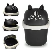 Lixeira Pequena 1,5l Lixeirinha Fofinha Porta Treco De Mesa