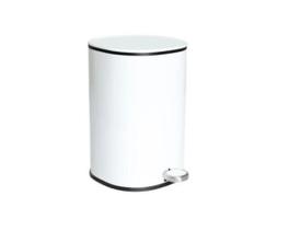 Lixeira Pia Banheiro Redonda Com Pedal E Balde Plástico 5L Lixeira Pia Banheiro Redonda Com Pedal E Balde Plástico 5L