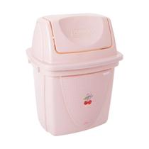 Lixeira Pia Cozinha Banheiro 4,9 L Basculante Cerejas Rosa Decorado Resistente Reforçado Lixeira Pia Cozinha Banheiro 4,9 L Basculante Cerejas Rosa Decorado Resistente Reforçado