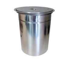 Lixeira Pia Cozinha Embutir Granito Inox 5 Litros - Rc Inox