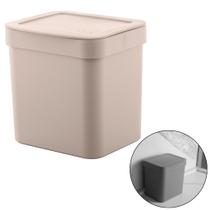 Lixeira Pia Cozinha Ou Trium sem Pedal Saco Invisível 2.5L - Lixeira Pia Cozinha Ou Trium sem Pedal Saco Invisível 2.5L -