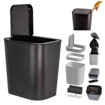 Lixeira Plástica 12 Litros Com Tampa Click Banheiro Cozinha