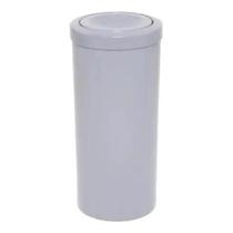 Lixeira Plástica 22 Litros Com Tampa Meia Esfera Flip Top