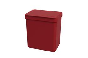 Lixeira Plástica 2,5 litros, linha Single, marca Coza, 16,4 x 11,8 x 18,5 cm (CxLxA)