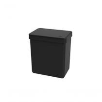 Lixeira Plástica 2,5 Litros, Linha Single, Marca Coza, Preto, 16,4 X 11,8 X 18,5 Cm (cxlxa) Preto Lixeira Plástica 2,5 Litros, Linha Single, Marca Coza, Preto, 16,4 X 11,8 X 18,5 Cm (cxlxa) Preto
