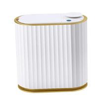 Lixeira Plástica 4L com Sensor e Difusor de Aromas - 29x26cm Lixeira Plástica 4L com Sensor e Difusor de Aromas - 29x26cm