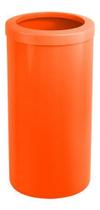 Lixeira Plástica 50 Litros 30x70 Com Aro Plástico - Laranja Lixeira Plástica 50 Litros 30x70 Com Aro Plástico - Laranja