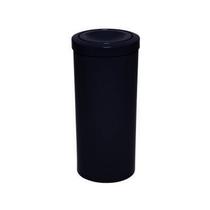Lixeira Plástica 50 Litros Com Tampa Meia Esfera Preto Lixeira Plástica 50 Litros Com Tampa Meia Esfera Preto