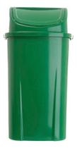 Lixeira Plástica 60 Litros Basculante Vai E Vem Verde