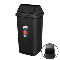 Lixeira Plástica 9 Litros Basculante Cesto De Lixo Preto Banheiro Cozinha - SR2209/20 Sanremo Lixeira Plástica 9 Litros Basculante Cesto De Lixo Preto Banheiro Cozinha - SR2209/20 Sanremo