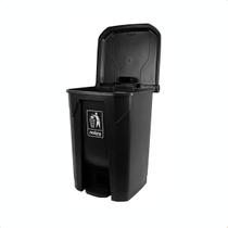Lixeira Plástica com Pedal 50L Litragem Ideal para Cozinhas, Praças e Áreas Comerciais Lixeira Plástica com Pedal 50L Litragem Ideal para Cozinhas, Praças e Áreas Comerciais