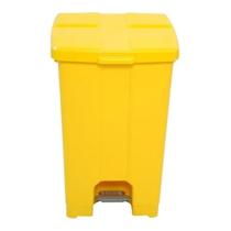 Lixeira Plastica Com Pedal 60l (p60) Amarelo