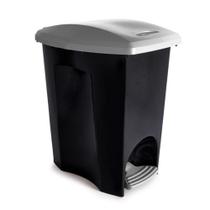 Lixeira Plástica com Pedal 7L Banheiro Cozinha Lavabo Tampa Basculante