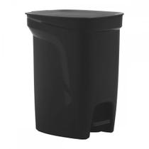 Lixeira Plastica Com Pedal Tramontina Compacta 10 Litros Preta - 92852309
