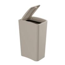 LIxeira plastica com tampa click 8 litros Argila Astra - LTC2ARG LIxeira plastica com tampa click 8 litros Argila Astra - LTC2ARG