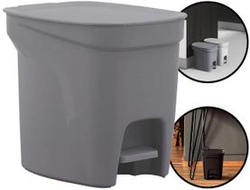 Lixeira Plástica Compacta P/ Lavabo Escritório Cozinha Cesto De Lixo 7 Litros Com Pedal Tramontina Lixeira Plástica Compacta P/ Lavabo Escritório Cozinha Cesto De Lixo 7 Litros Com Pedal Tramontina