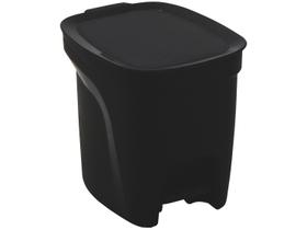 Lixeira Plástica Compacta P/ Lavabo Escritório Cozinha Cesto De Lixo 7 Litros Com Pedal Tramontina