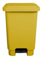 Lixeira Plástica Retangular Com Pedal 100l - Haste Externa Lixeira Plástica Retangular Com Pedal 100l - Haste Externa