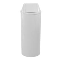 Lixeira Plástico Branco com Tampa Vai e Vem Branco de 50 Litros - EB27B - JSN