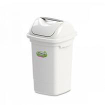 Lixeira Plasvale Basculante Plástico 30L Branca Lixeira Plasvale Basculante Plástico 30L Branca