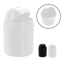 Lixeira Polipropileno P/ Banheiro e Cozinha C/ Tampa Retratil Cores 3L