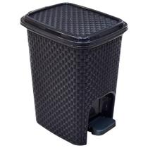 Lixeira Pratica Cesto De Lixo Com Pedal para Limpeza e Organização