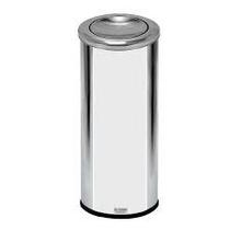 Lixeira Premium em Aço Inox 50l Basculante Redonda