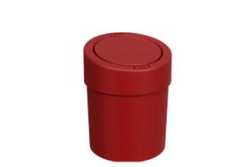 Lixeira Press em Plástico Vermelho 5L 20x25,6cm - Coza