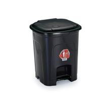 Lixeira Preta com Pedal 16L