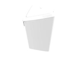 Lixeira Prisma Branco 12l Basculante - Crippa