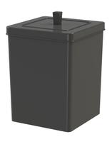 Lixeira Quadrada 6,5 Litros - PretoCod.530PT Lixeira Quadrada 6,5 Litros - PretoCod.530PT
