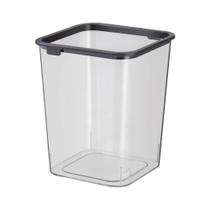 Lixeira Quadrada Com Anel De Pressão 10 Litros