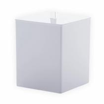 Lixeira Quadrada Multiuso Para Banheiro Lavabo Com Tampa