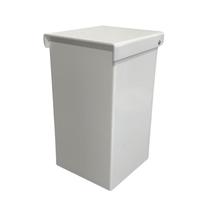 Lixeira Quadrada Peq. Alta C/T.F Branco 14,5x27 A807 Lixeira Quadrada Peq. Alta C/T.F Branco 14,5x27 A807