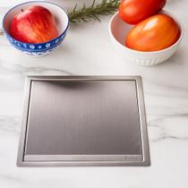 Lixeira Quadrada Pia Bancada Gourmet de Embutir Em Inox 5L Aço Inoxidável 304 Acabamento Escovado