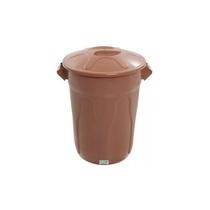 Lixeira Redonda 100 Litros Tipo Balde Marrom Lixeira Redonda 100 Litros Tipo Balde Marrom