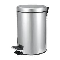 Lixeira redonda 5 litros inox cinza vonder Lixeira redonda 5 litros inox cinza vonder