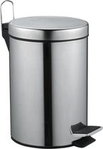 Lixeira Redonda 5 Litros Inox Cinza Vonder Lixeira Redonda 5 Litros Inox Cinza Vonder