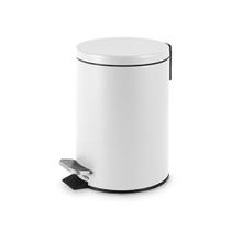 Lixeira Redonda 5L Branco Matte com Pedal Powermaid Lixeira Redonda 5L Branco Matte com Pedal Powermaid