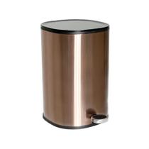 Lixeira Redonda com pedal 5L - Ghel plus - Rose Gold