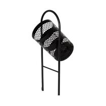 Lixeira Redonda em Tela de Moeda 40L Metal Inox Santa Edwirges