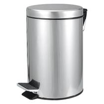 Lixeira Redonda Inox 5 Litros Vonder Lixeira Redonda Inox 5 Litros Vonder