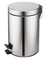 Lixeira redonda inox Agata 12 Litros - Mor