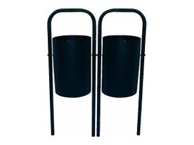 Lixeira Redonda para Coleta Seletiva em Parques E Pátios Lixeira Redonda para Coleta Seletiva em Parques E Pátios