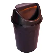 Lixeira Reforçada Basculante de 100 Litros Grande Vai e Vem Cozinha Escritório Salas Áreas de Lazer Reciclagem Topplast