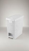 Lixeira Retangular 12L Com Pedal
