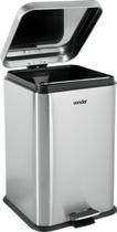 Lixeira Retangular 20L Inox Vonder Lixeira Retangular 20L Inox Vonder